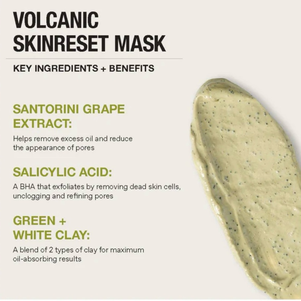 Korres Santorini Grape Volcanic SkinReset Mask NEW - Picture 7 of 10